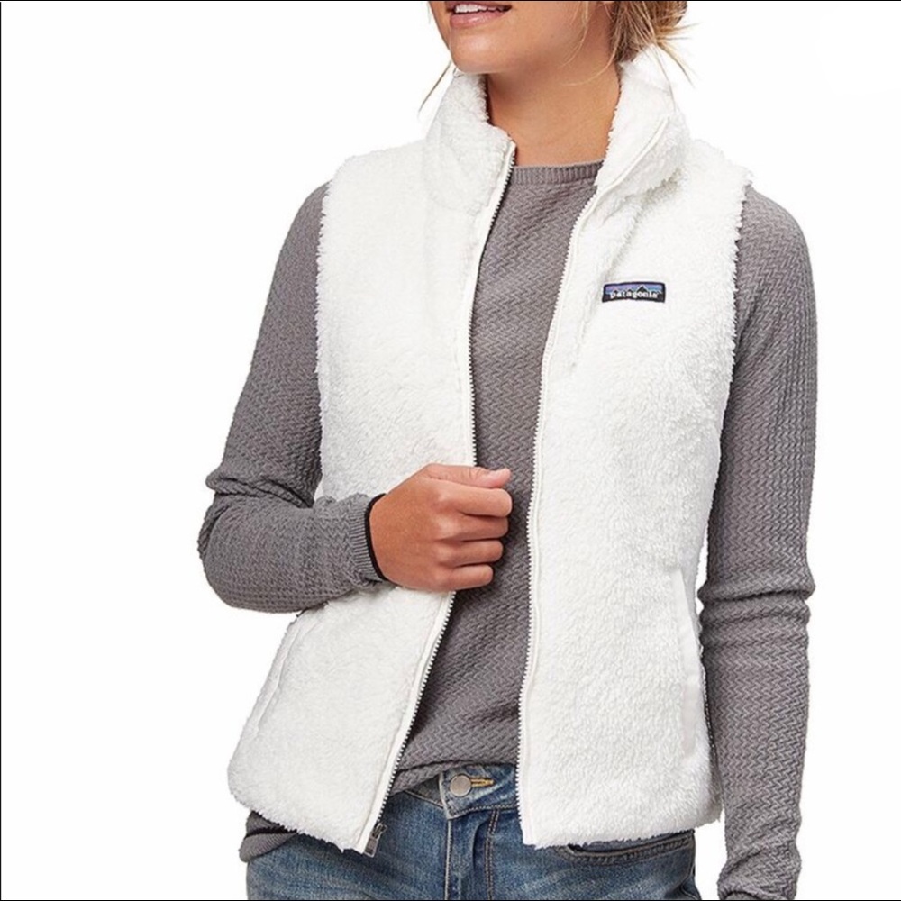 Women's patagonia Los Gatos Fleece Vest Us Size M Winter Snow